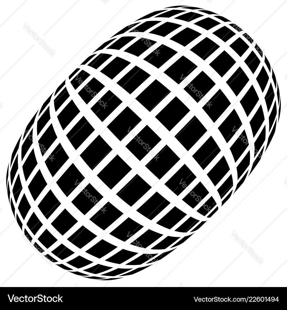 Mesh of squares with distortion effect simple Mesh of squares with distortion effect simple vector image