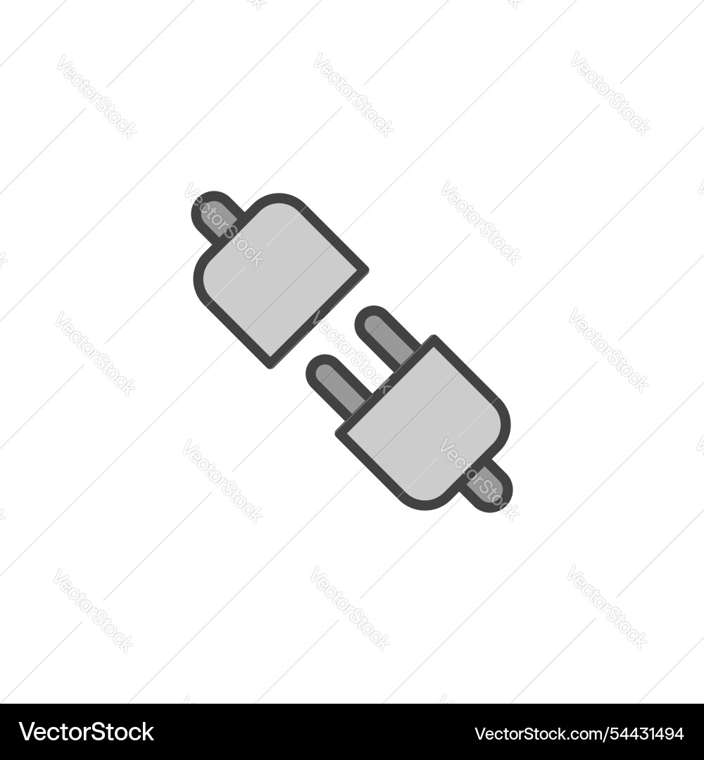 Plugin icon in colored version Plugin icon in colored version vector image