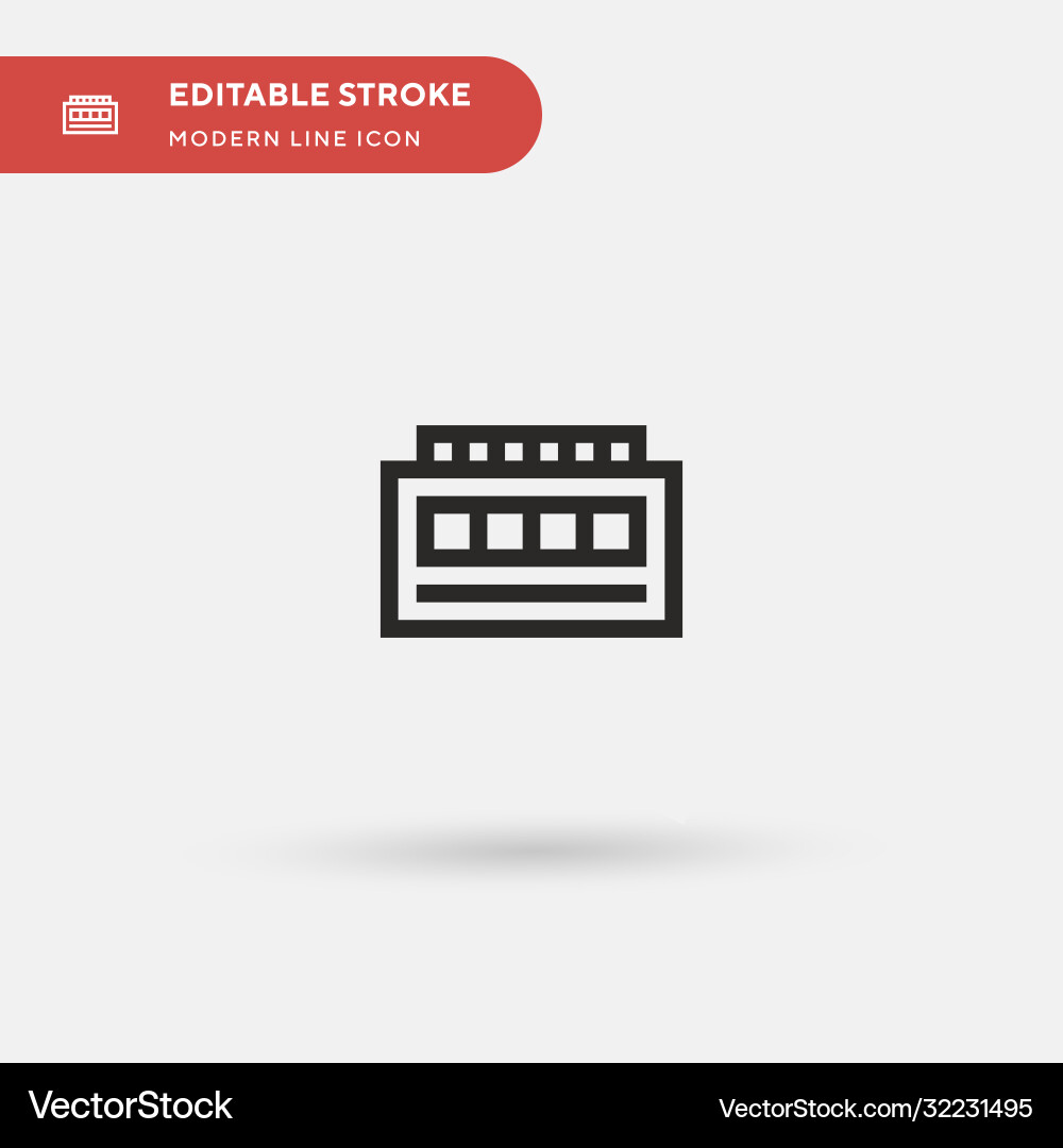 Database simple icon symbol vector image