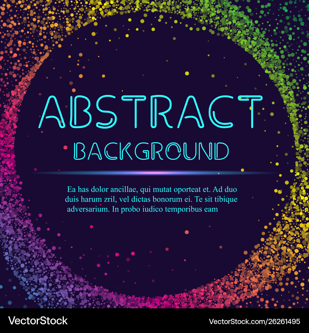 Dynamic abstract scattering particles background Dynamic abstract scattering particles background vector image