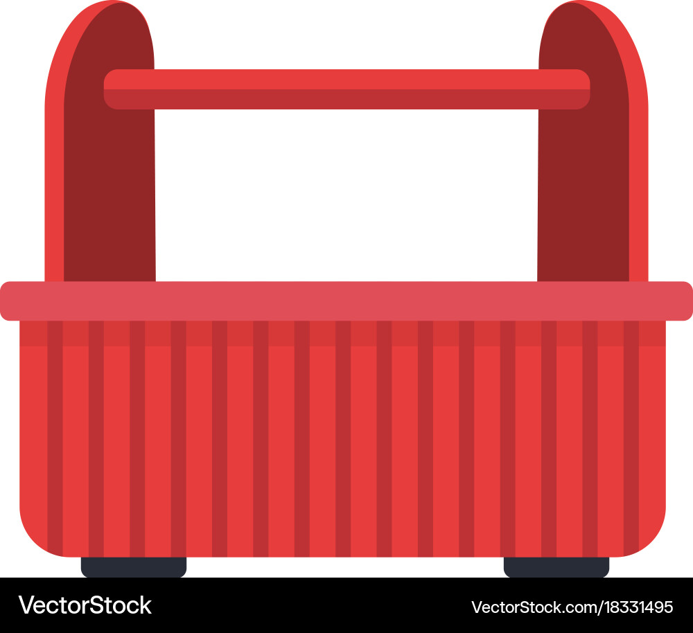 Empty toolbox isolated Vector Image
