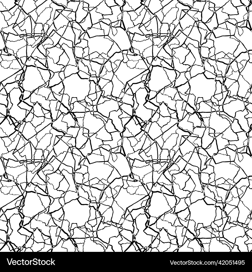 Kintsugi art seamless pattern of splinters Kintsugi art seamless pattern of splinters vector image