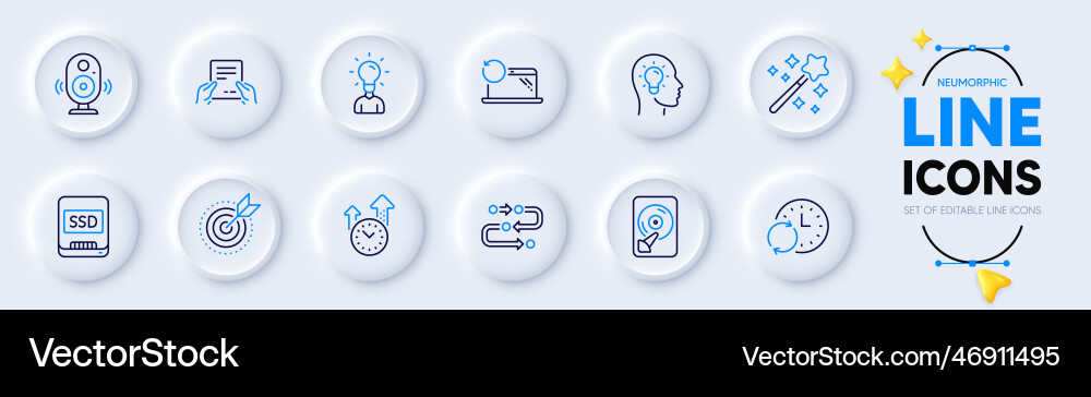 Methodology target purpose and receive file line Methodology target purpose and receive file line vector image