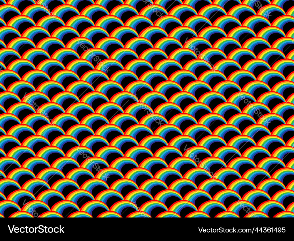 Rainbow pattern seamless colorful background Rainbow pattern seamless colorful background vector image