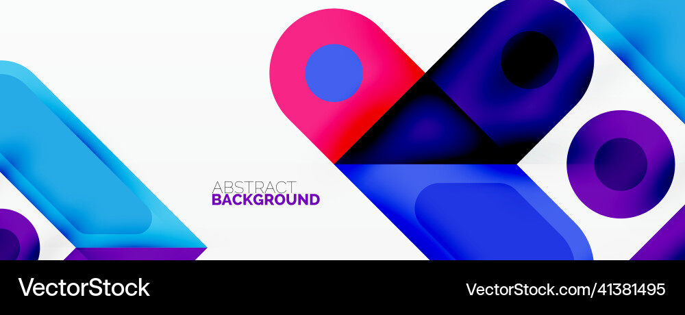 Square and circle minimal abstract background Square and circle minimal abstract background Vector Image