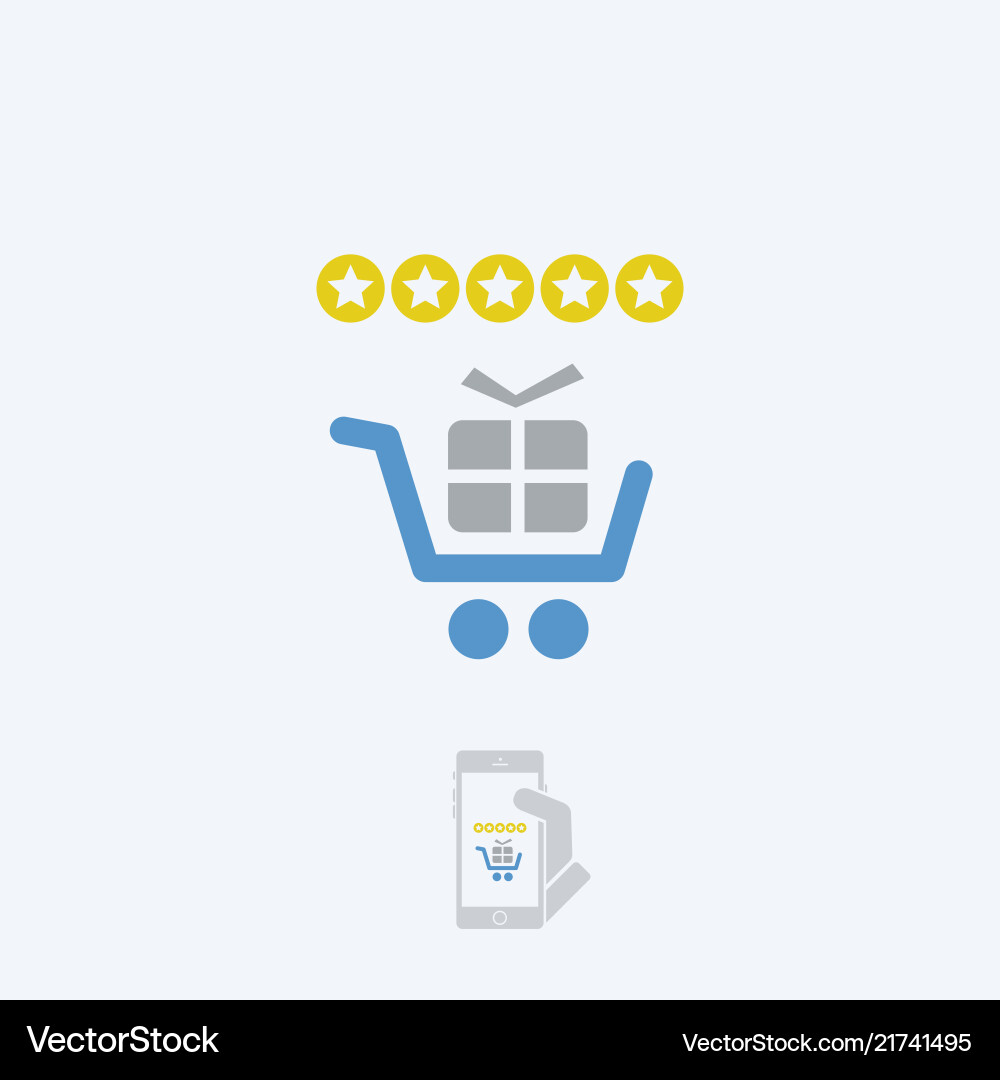 Store rating Vector Image