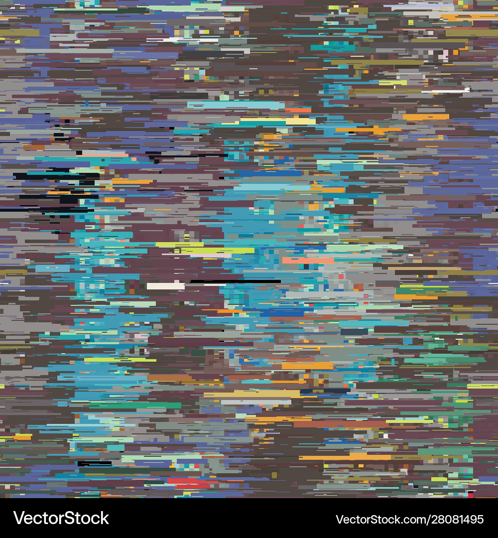 Techno glitch error bug seamless pattern swatch Techno glitch error bug seamless pattern swatch vector image