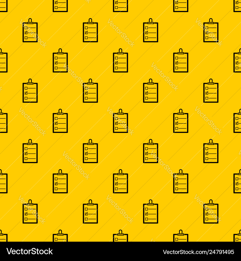 To do list pattern vector image