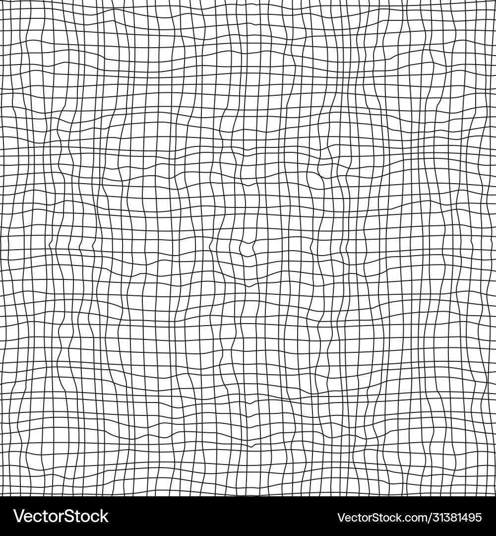 Wavy Crossed Lines Pattern vector image