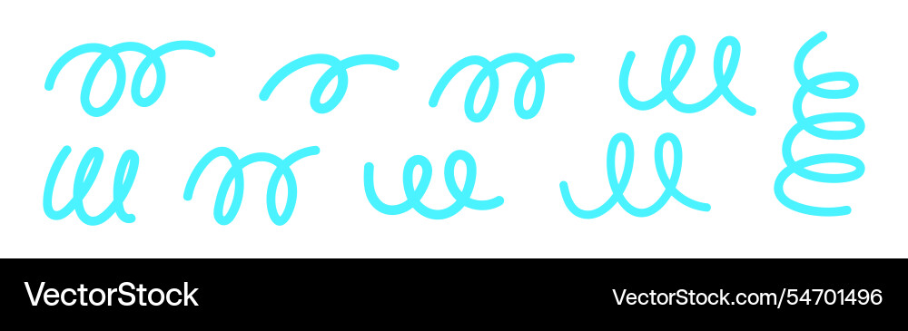 Calligraphic swash with smooth curve and hand Calligraphic swash with smooth curve and hand vector image