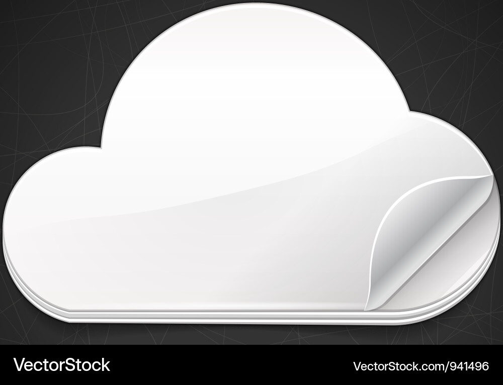 Cloud Computing Icon Vector Image