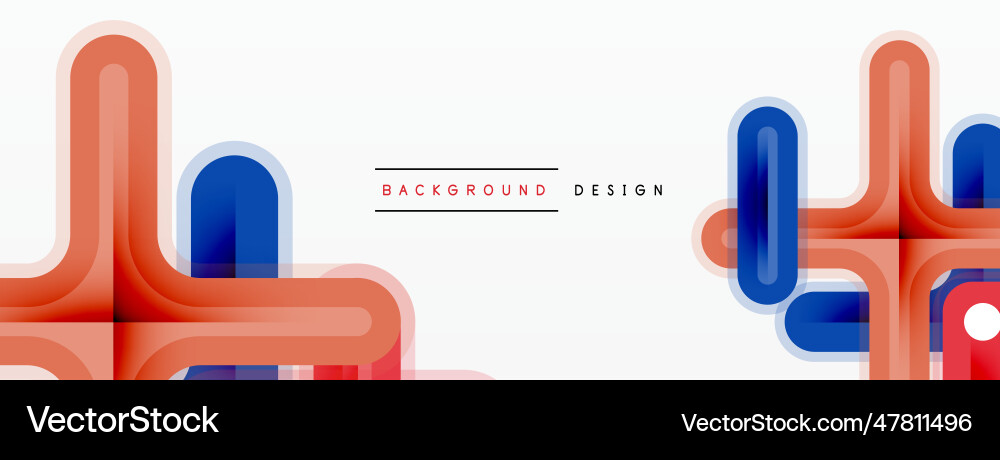 Cross line background minimal geometric template Cross line background minimal geometric template vector image