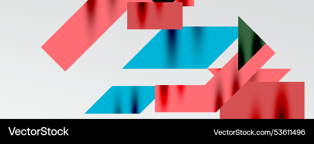 Dynamic lines and triangles Vector Image