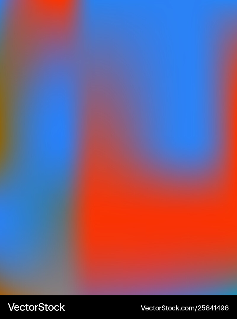 Gradient mesh painted in different colors vector image