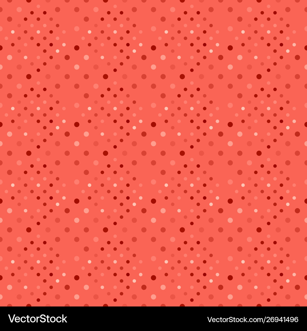Seamless dot pattern background - abstract red Vector Image