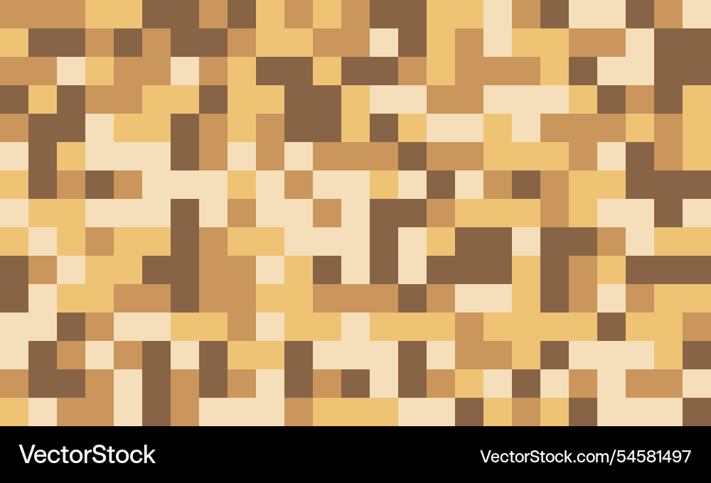 Abstract cube mosaic with structured colors Vector Image