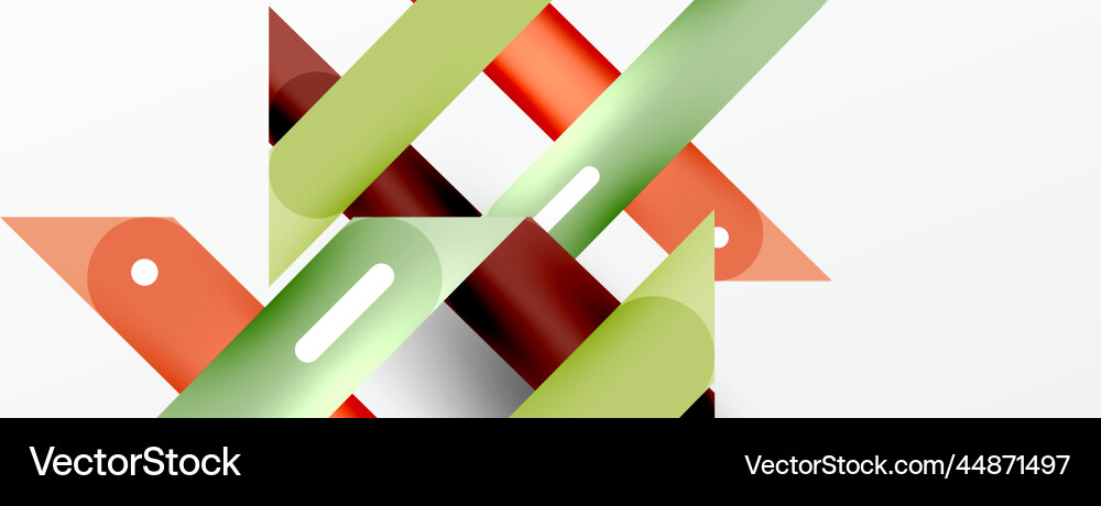Background overlapping lines dynamic Vector Image