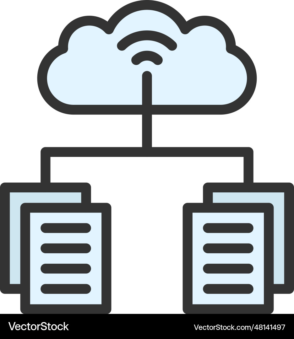 Backup copy icon image vector image