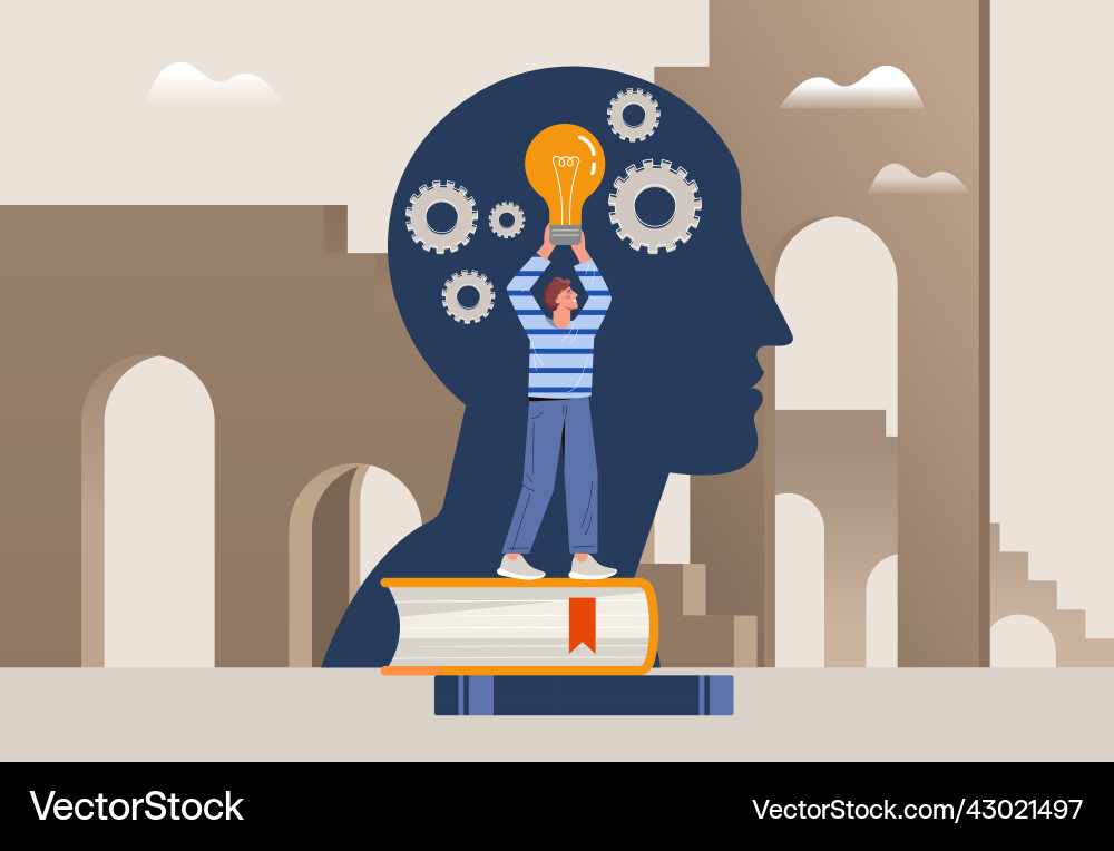 Bildung und Innovation Vektorbild