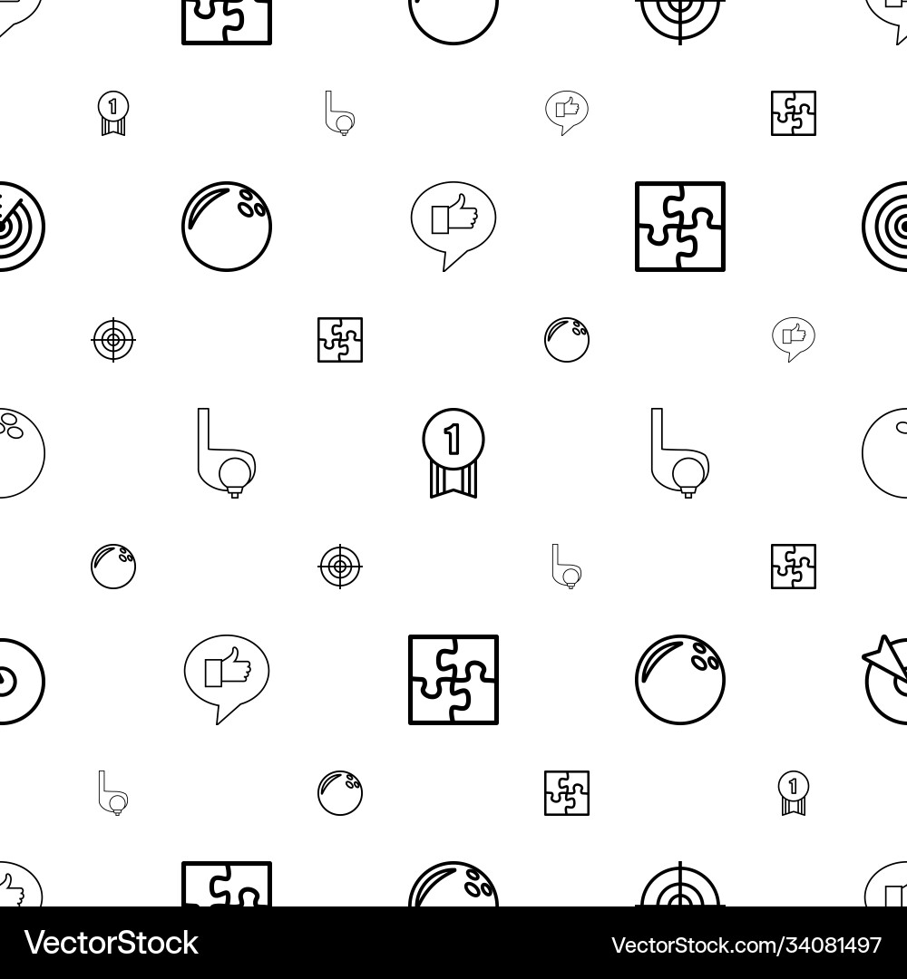Challenge icons pattern seamless white background Challenge icons pattern seamless white background vector image