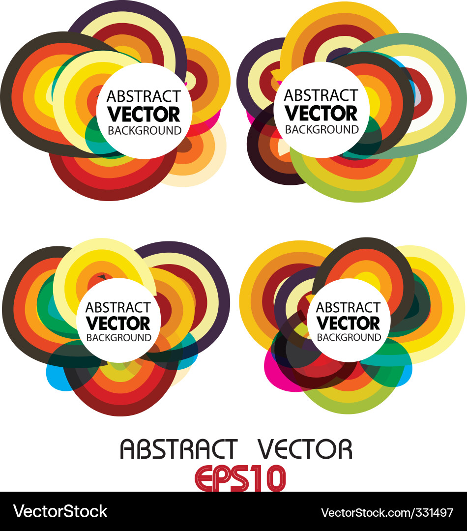 Circle background Vector Image
