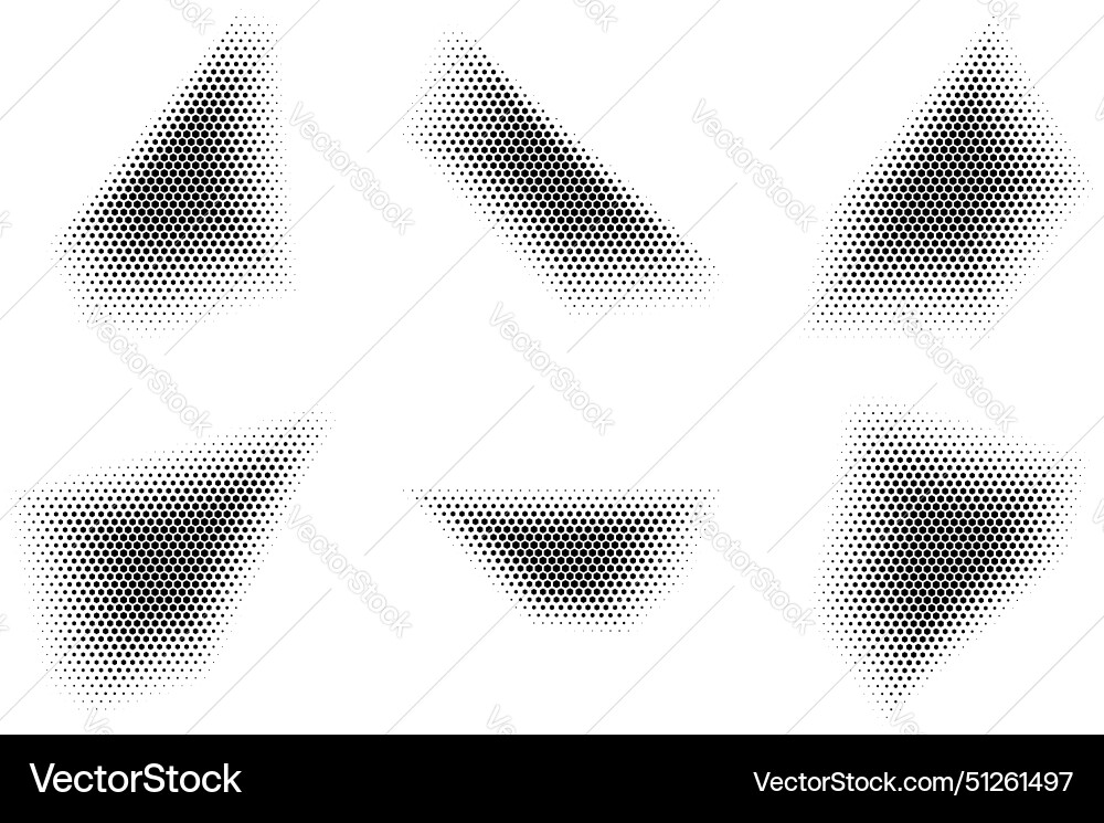 Halftone hexagon pattern reprographic technique Halftone hexagon pattern reprographic technique Vector Image