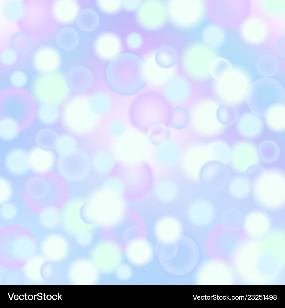 Abstract soft light colorful bokeh defocused Vector Image