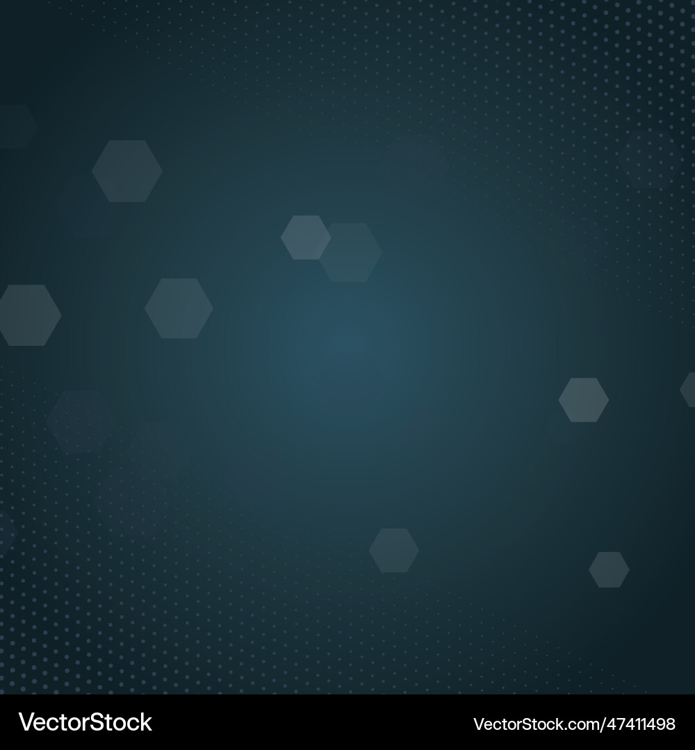 Gray hexagonal and halftone background Gray hexagonal and halftone background Vector Image