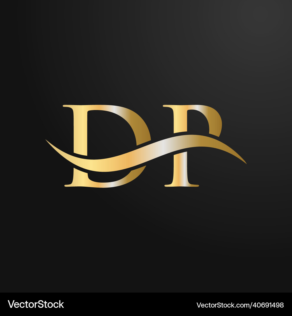 Letter dp logo design template d p – Royalty-Free Vector | VectorStock, image size:1000x1080