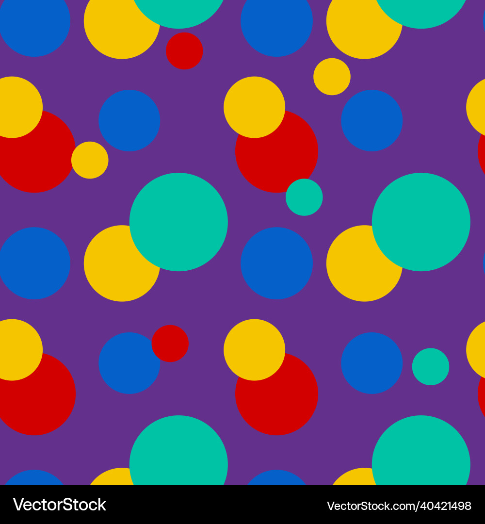 Seamless pattern of geometric shapes circles Seamless pattern of geometric shapes circles vector image
