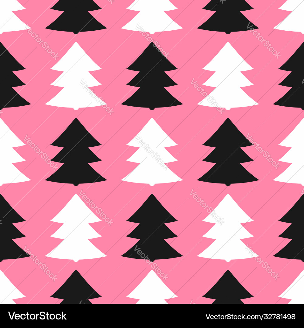 Simple seamless pattern with repeating christmas Vector Image