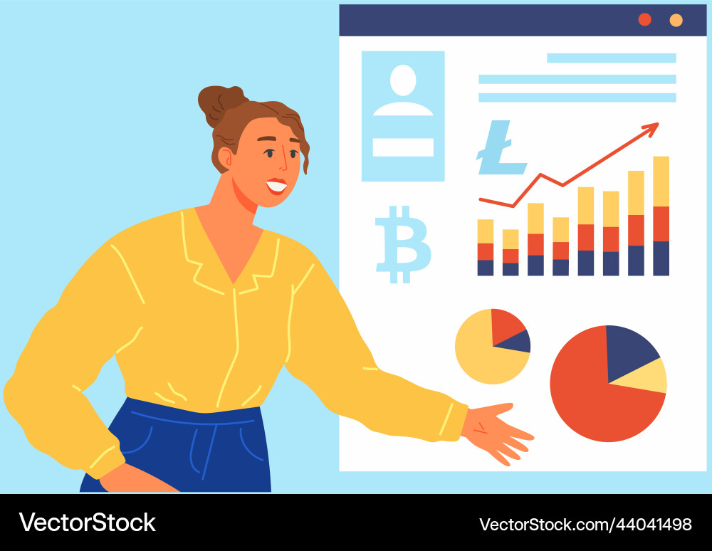 Statistical and data analysis for business Statistical and data analysis for business Vector Image