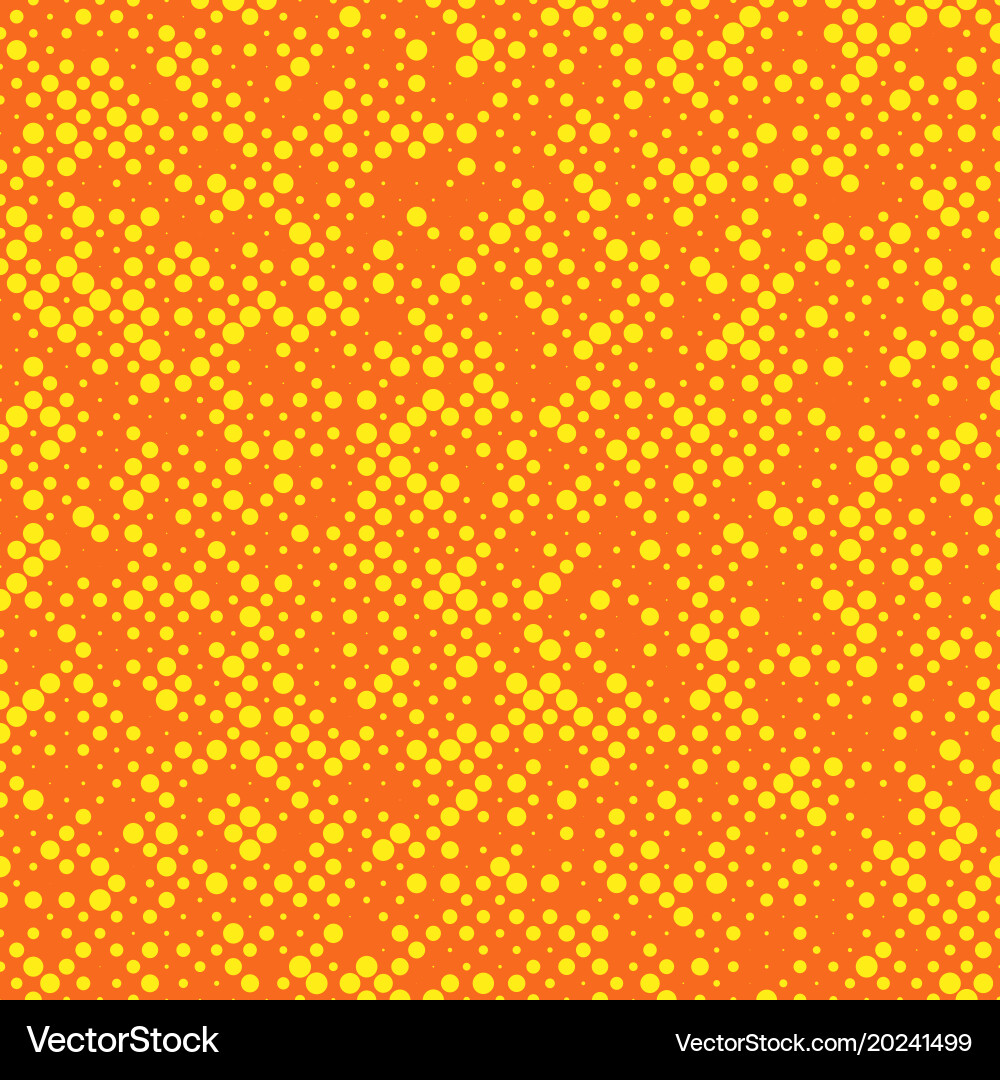 Chaotic abstract halftone circle pattern vector image