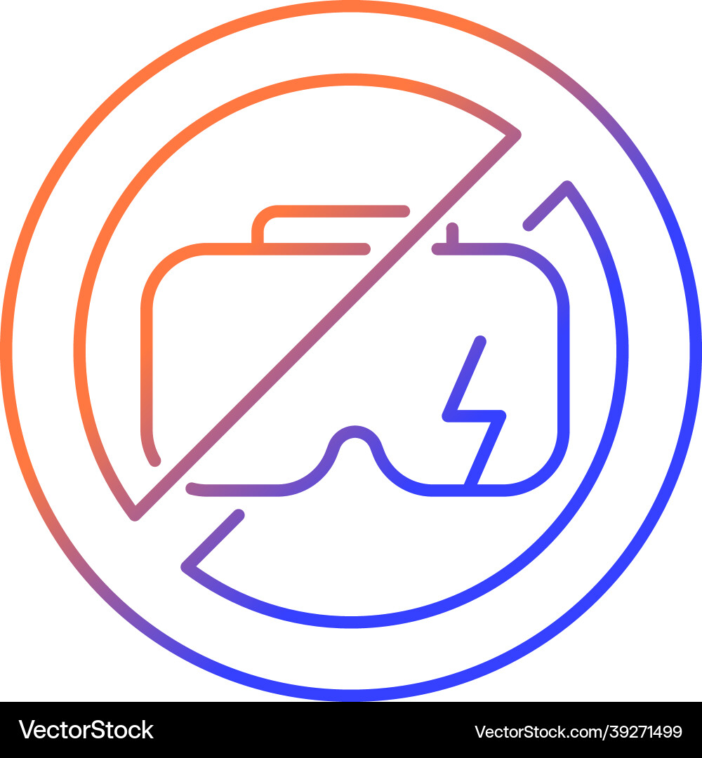 Do not use when broken gradient linear manual Do not use when broken gradient linear manual vector image