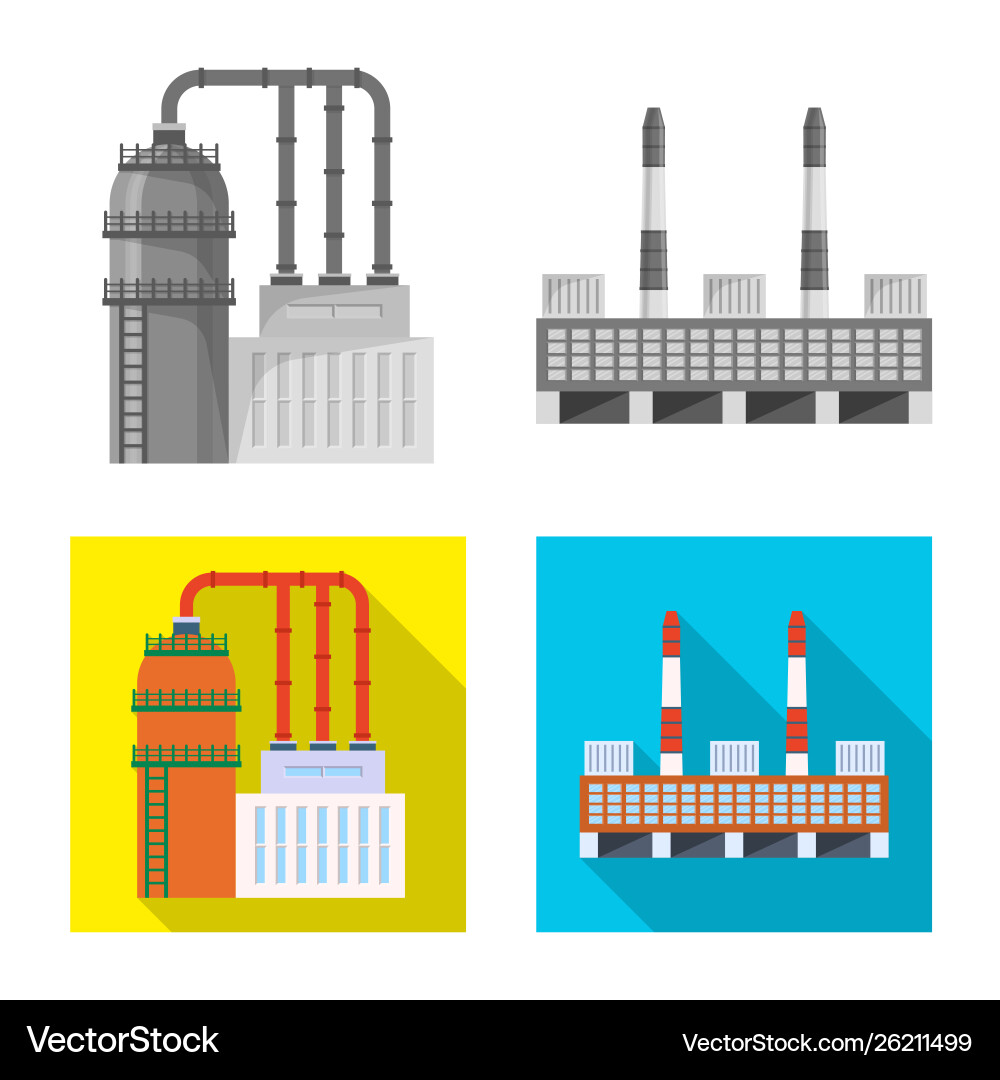 Isolated object production and structure sign Isolated object production and structure sign vector image