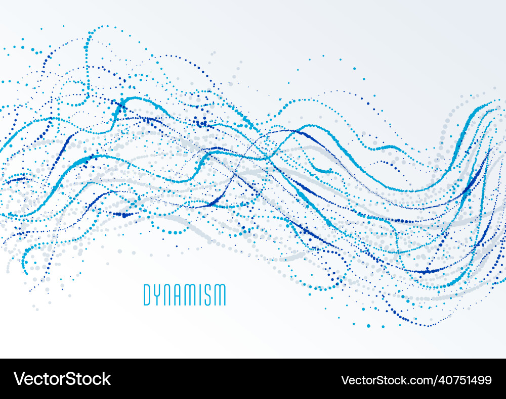 Particle flow array colorful abstract background Particle flow array colorful abstract background vector image
