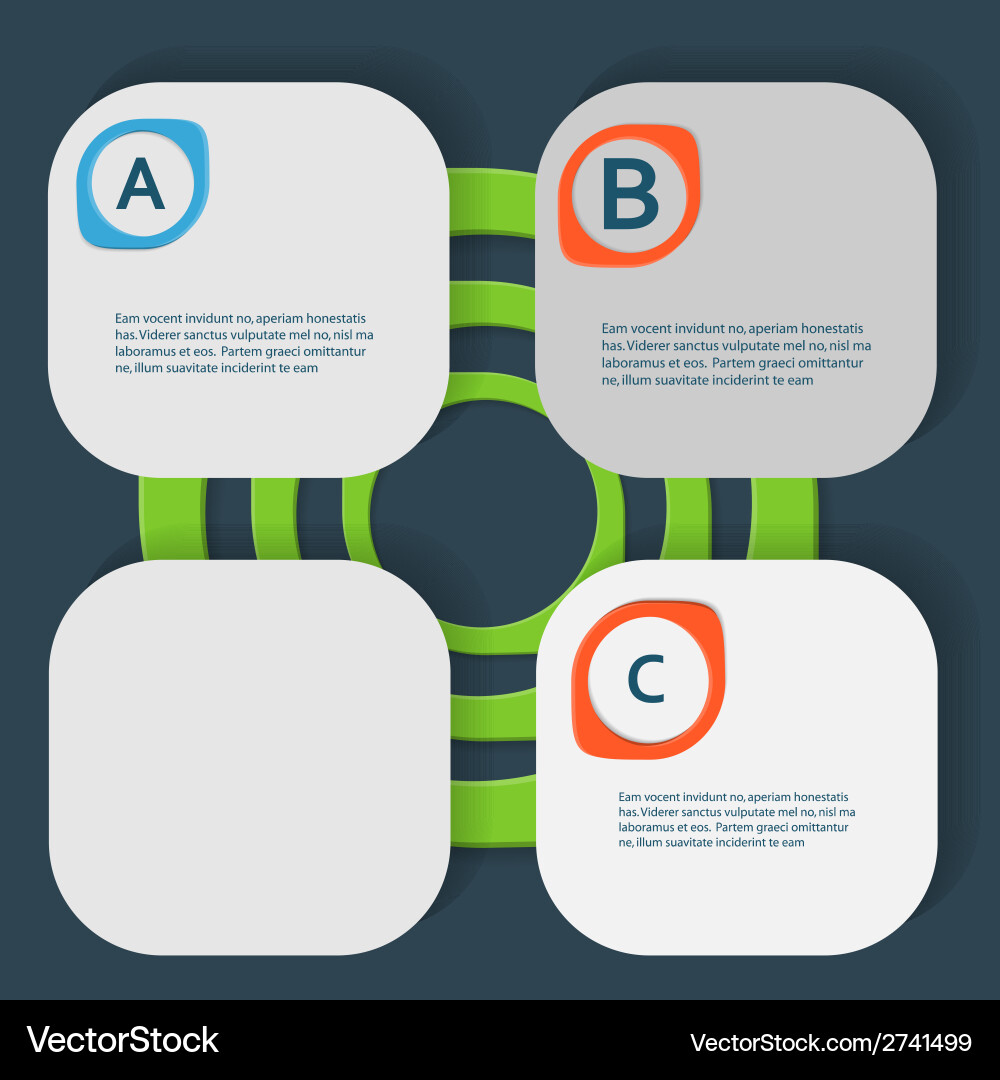 Simple with three-dimensional figures eps Vector Image