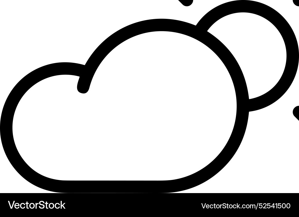 Cloud storage icon symbol image of the hosting Vector Image