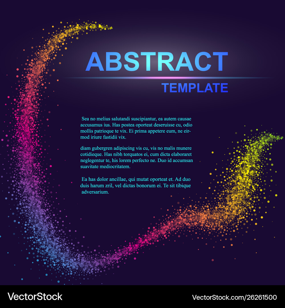 Dynamic abstract scattering particles background Dynamic abstract scattering particles background vector image