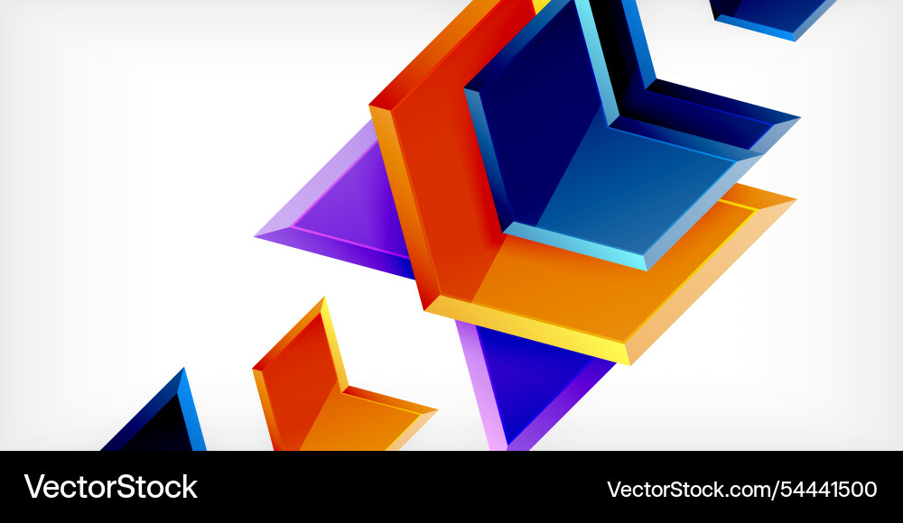 Technology dynamic arrow geometric background Technology dynamic arrow geometric background vector image