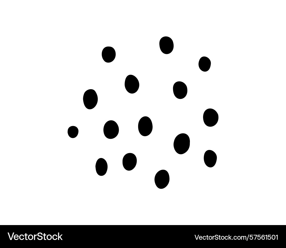 Abstract scattered dots pattern for background vector image