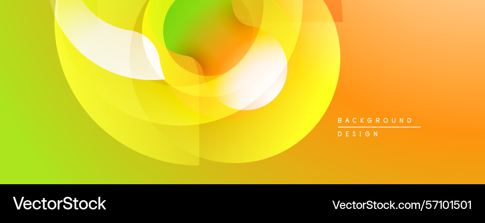 Abstract vibrant layers create flowing design Abstract vibrant layers create flowing design Vector Image