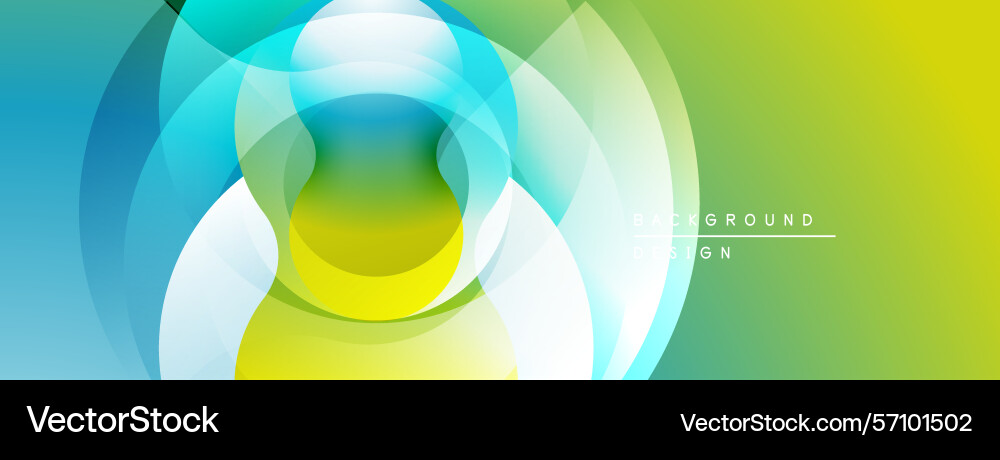 Abstract colorful design overlapping circles Abstract colorful design overlapping circles Vector Image