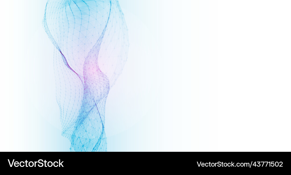 Dynamic Fluid Flow Abstract Background vector image