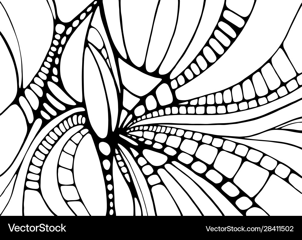 Intricate Line Maze Pattern vector image