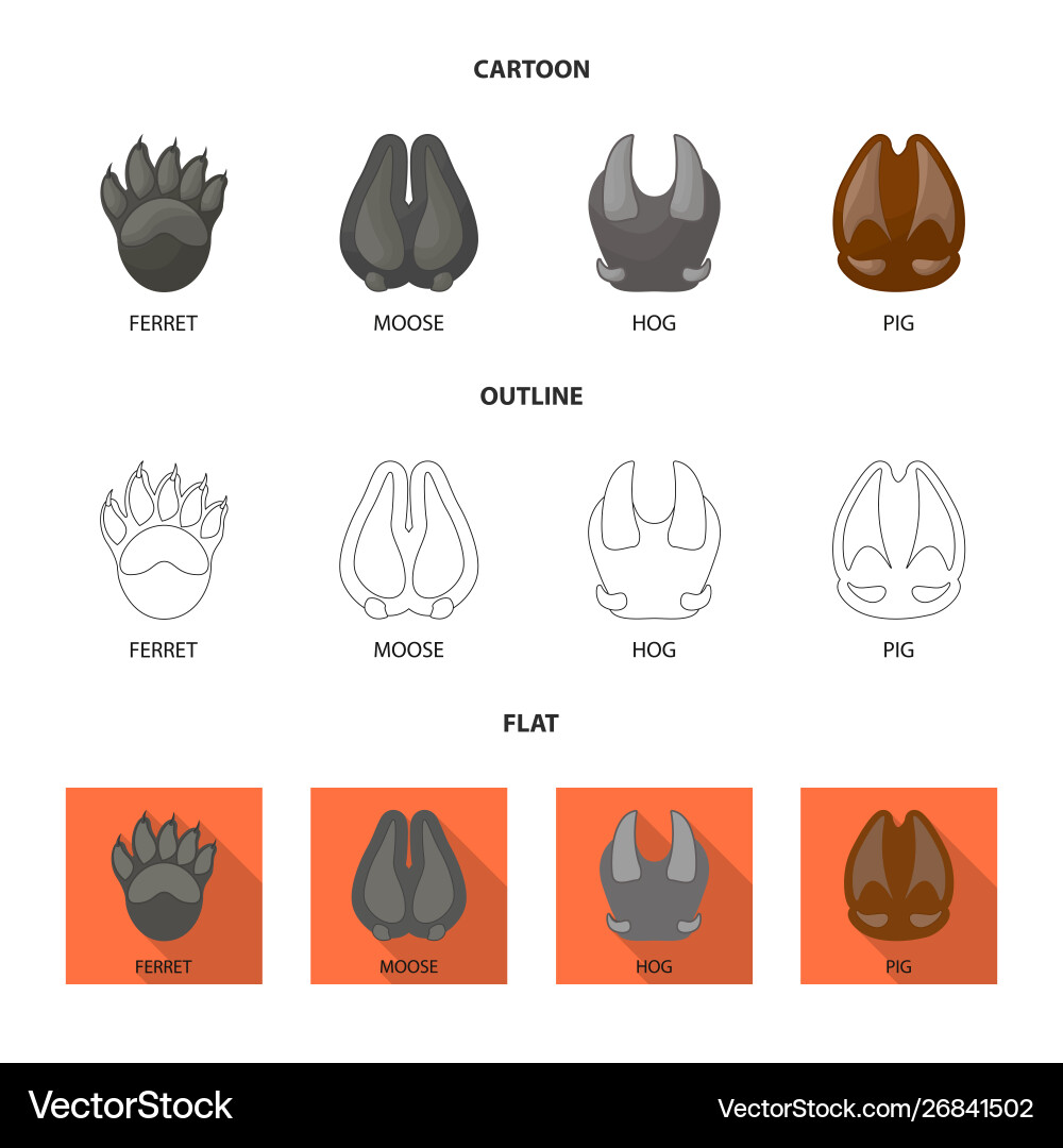 Isolated object step and walk sign set Isolated object step and walk sign set vector image