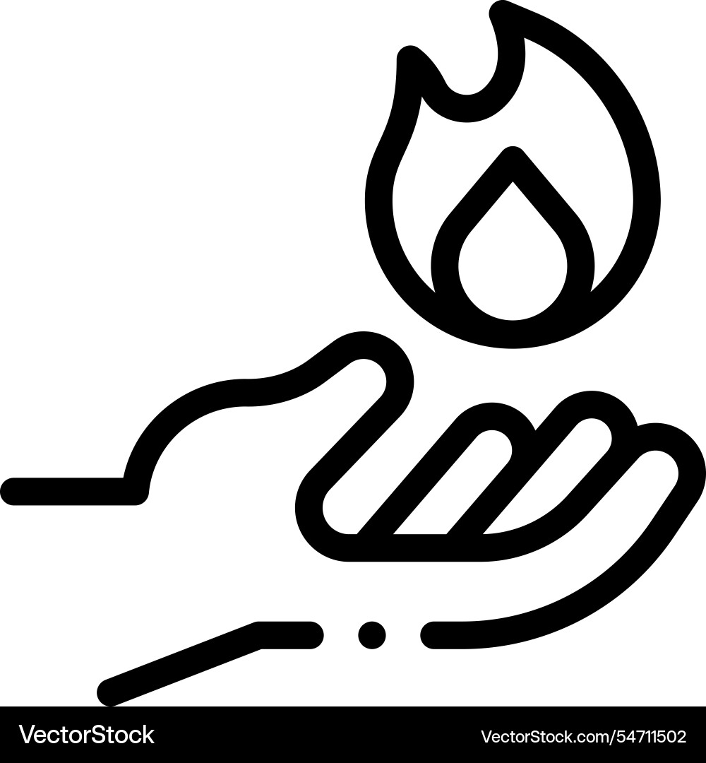 Magic icon thin linear style design isolated Magic icon thin linear style design isolated vector image