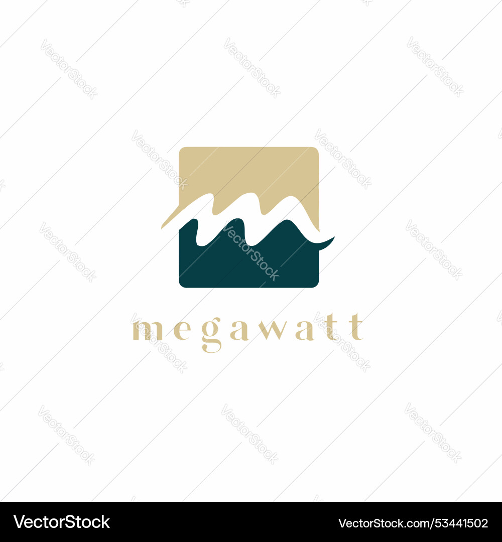 Mw and wm logo architects Mw and wm logo architects vector image