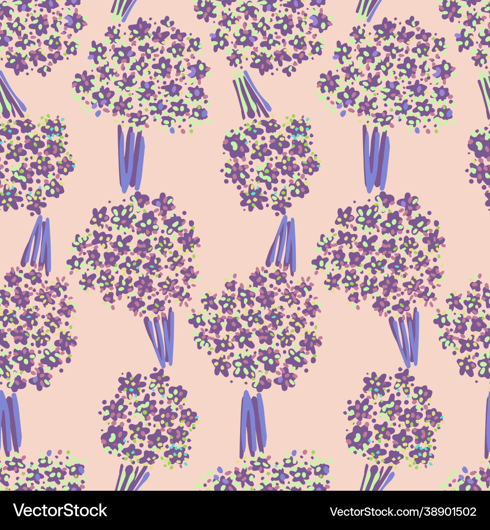 Seamless colorful design pattern botanical Seamless colorful design pattern botanical vector image