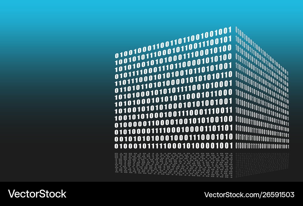 Binärcodewürfel Binärcodewürfel vektorbild
